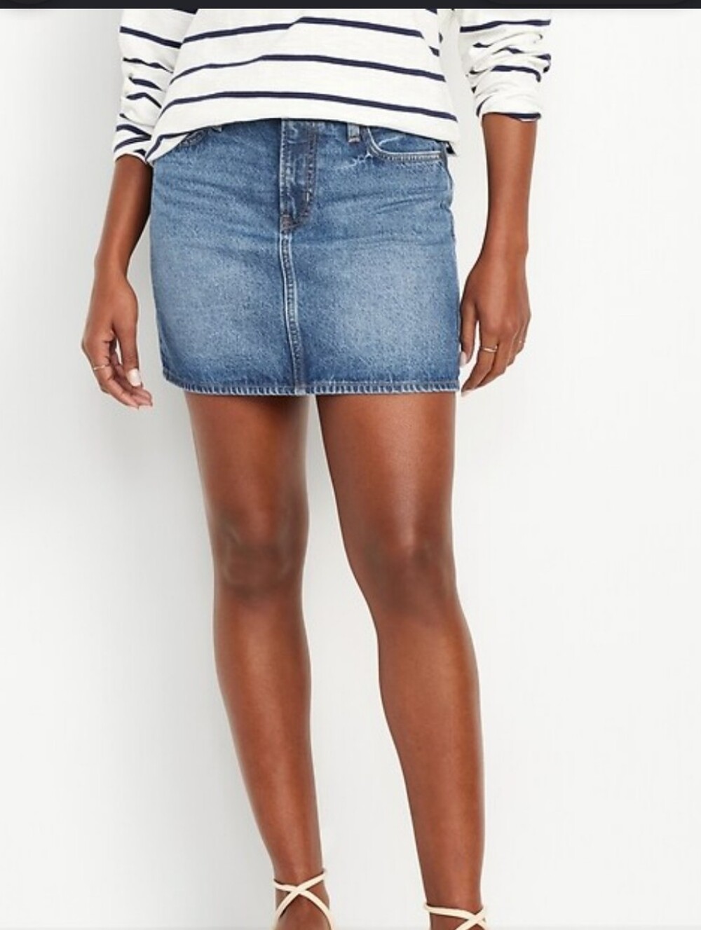Old Navy Mid-Rise Jean Mini Skirt NWT Size 16